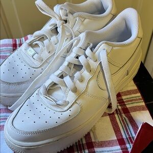 White Air Force ones kids